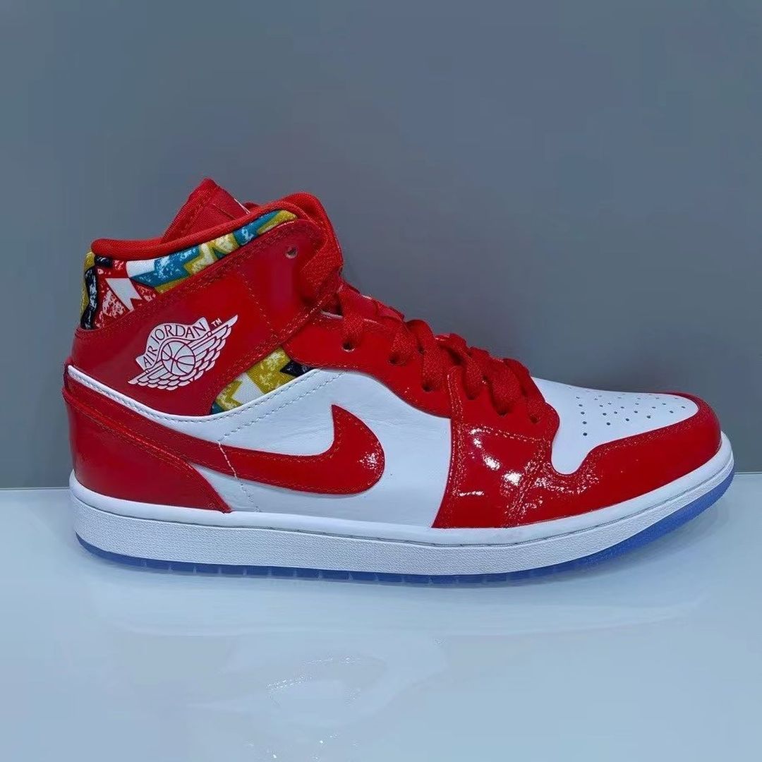 【リーク】ナイキ エア ジョーダン 1 ミッド 最新カラー “ホワイト/レッド” (NIKE AIR JORDAN 1 MID “White/Red”) [DC7294-600]