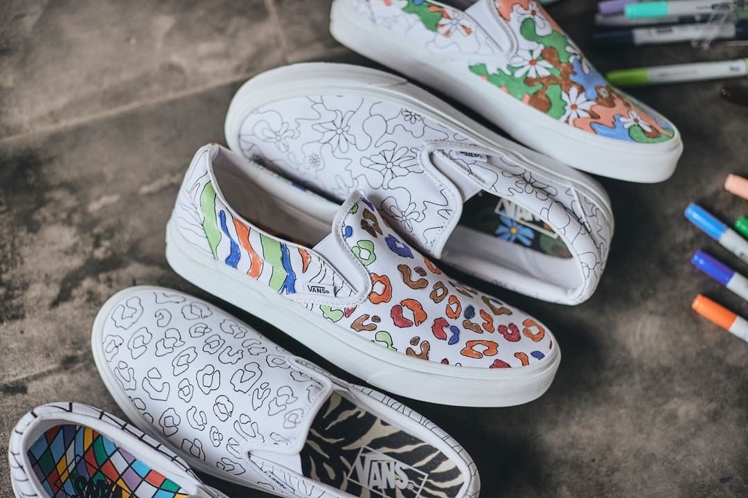 バンズ VANS スリッポン U PAINT-connectedremag.com