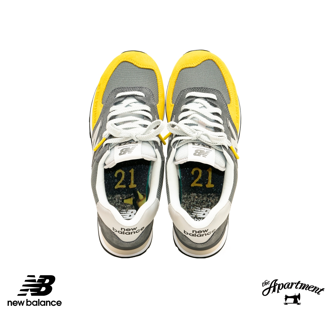 7/11 発売！New Balance × the Apartment ML574 AP2 “MUSTARD DIP”﻿ (ジ・アパートメント ニューバランス “マスタードディップ”)