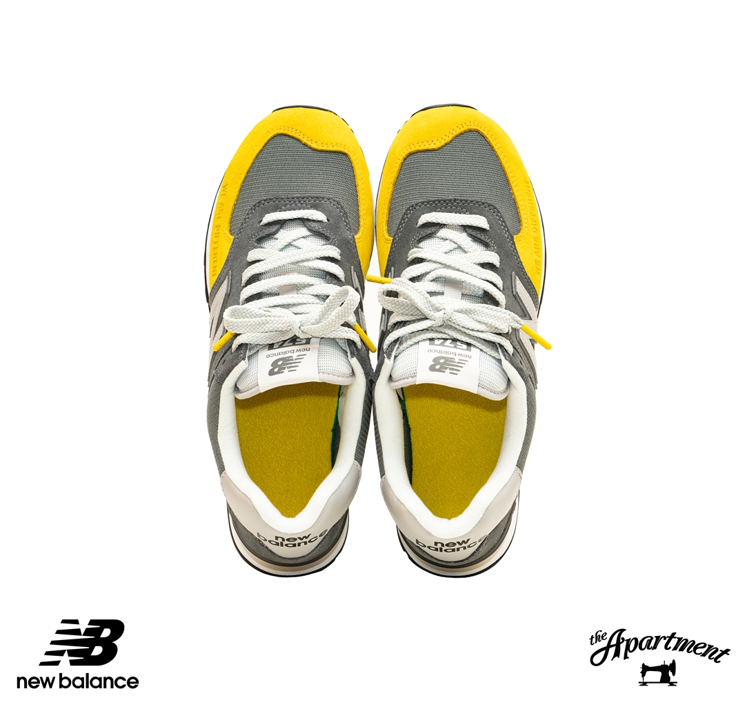 7/11 発売！New Balance × the Apartment ML574 AP2 “MUSTARD DIP”﻿ (ジ・アパートメント ニューバランス “マスタードディップ”)