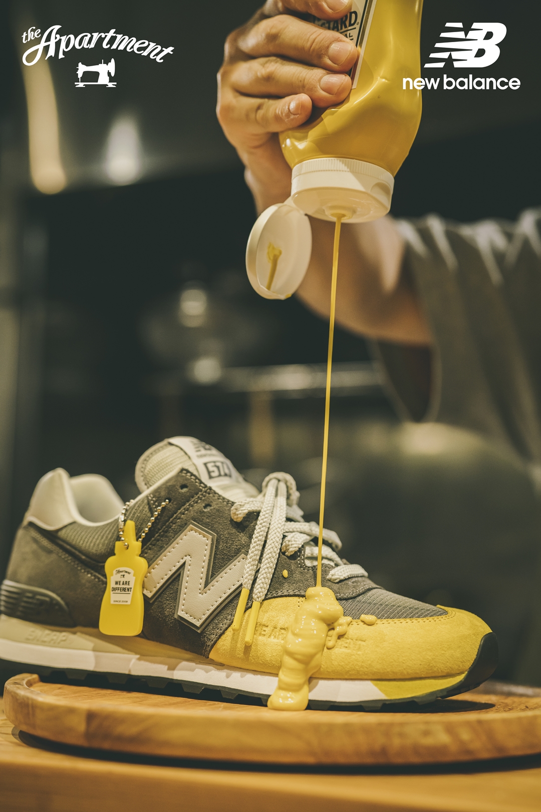 7/11 発売！New Balance × the Apartment ML574 AP2 “MUSTARD DIP”﻿ (ジ・アパートメント ニューバランス “マスタードディップ”)