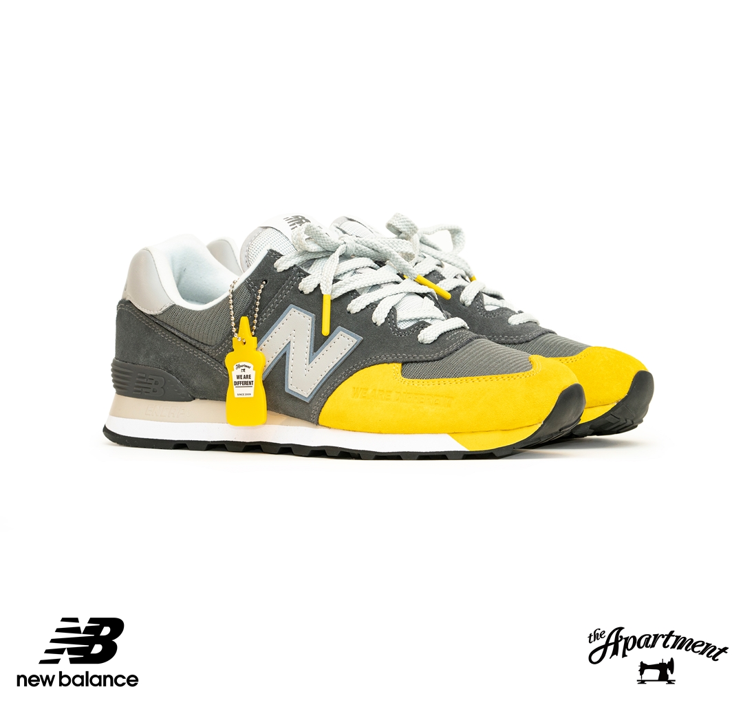 7/11 発売！New Balance × the Apartment ML574 AP2 “MUSTARD DIP”﻿ (ジ・アパートメント ニューバランス “マスタードディップ”)