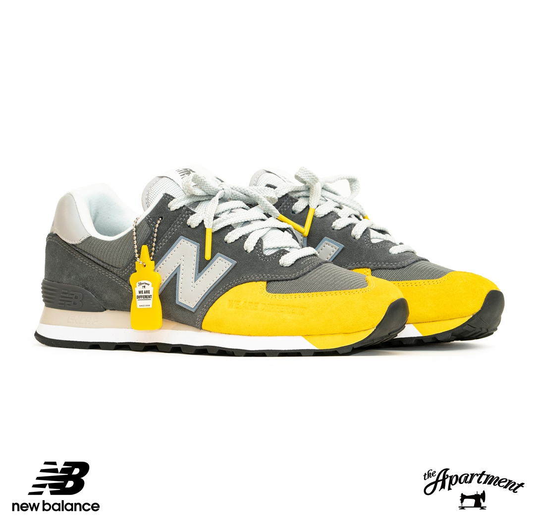 7/11 発売！New Balance × the Apartment ML574 AP2 “MUSTARD DIP”﻿ (ジ・アパートメント ニューバランス “マスタードディップ”)