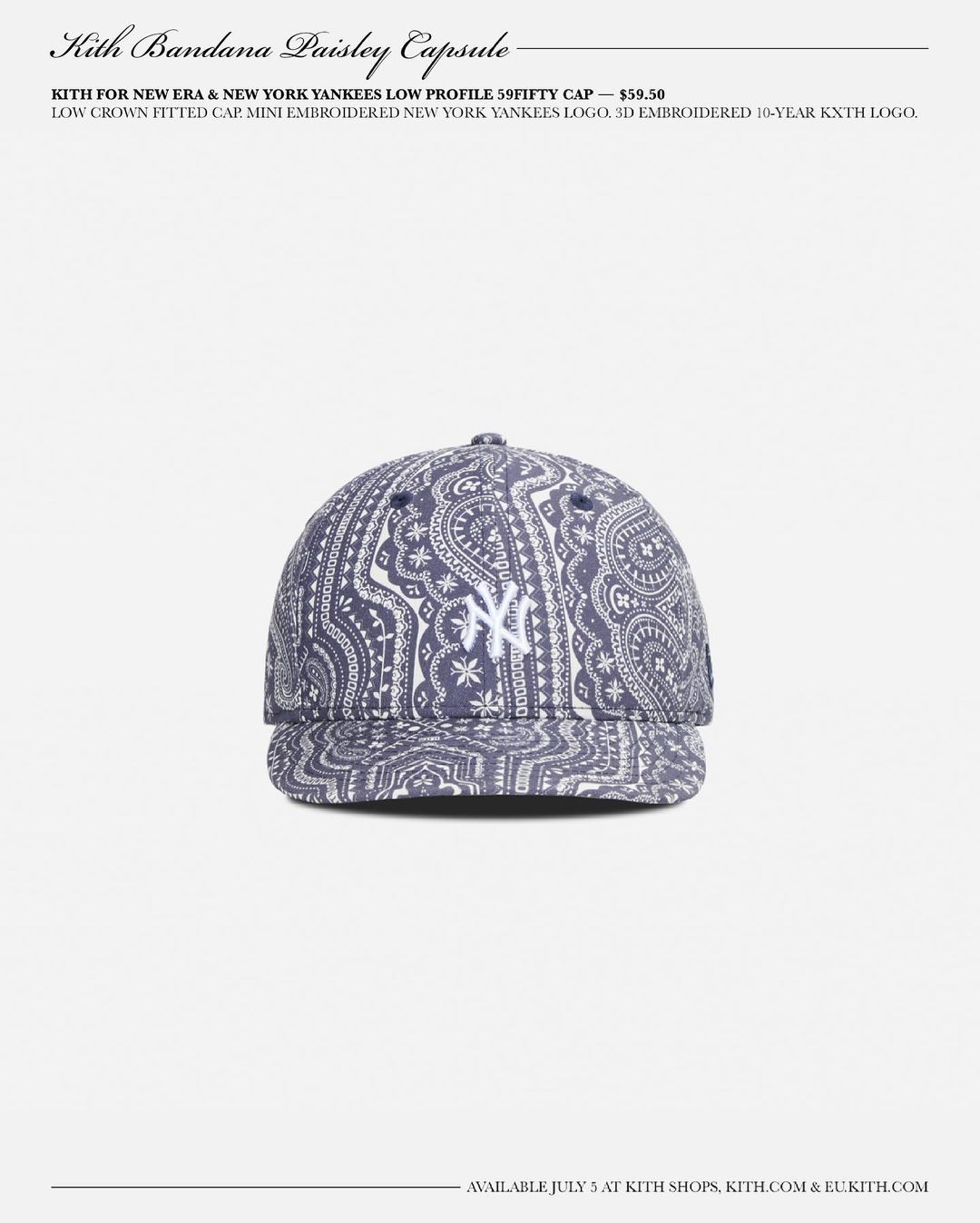 【Kith TBandana Paisley Capsule】KITH MONDAY PROGRAM 2021年 第23弾が7/5 発売 (キス)