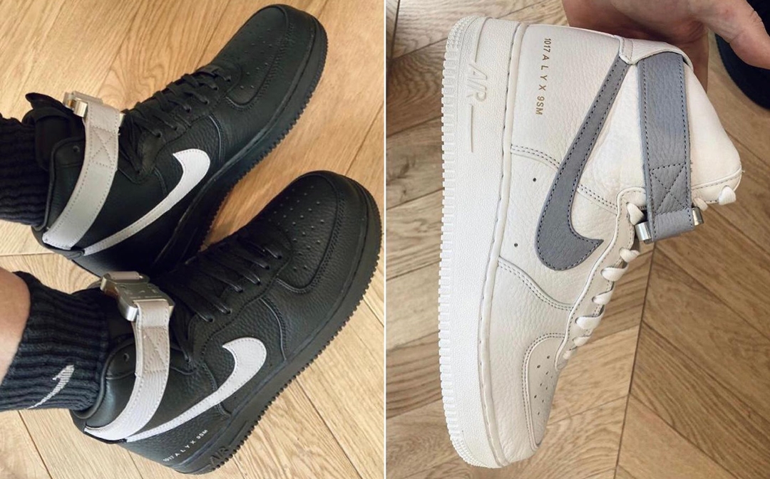 ALYX MATTHEW M WILLIAMS × NIKE AIR FORCE 1 HIGH "Black/White" "White/Grey" (アリクス マシュー・ウィリアムズ ナイキ エア フォース 1 ハイ "ブラック/ホワイト" "ホワイト/グレー")