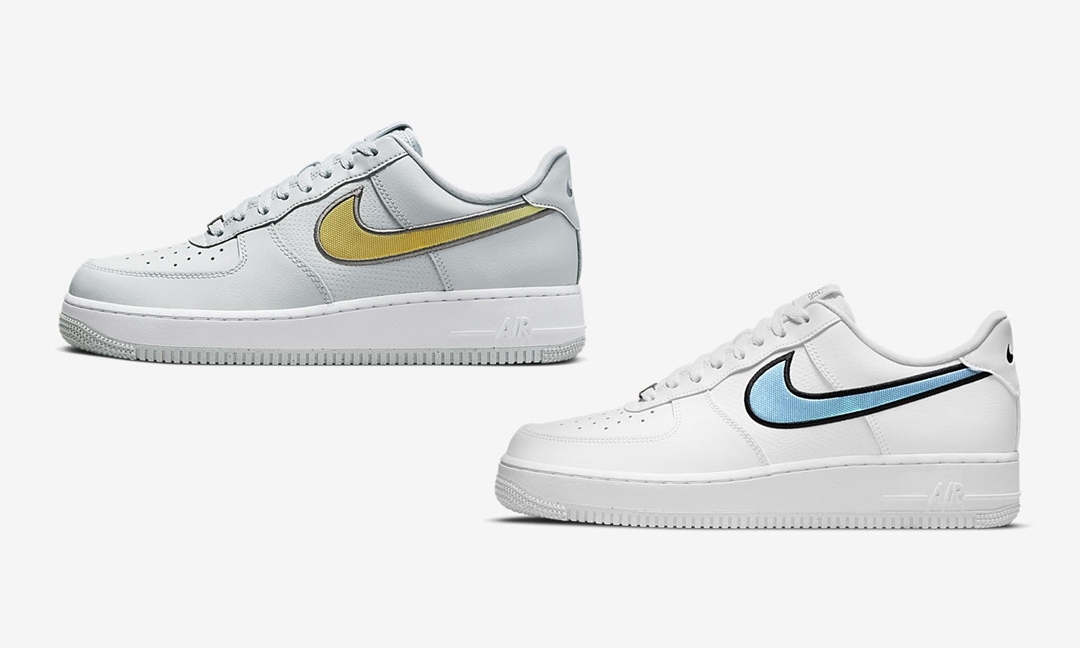 2021年 発売予定！ナイキ エア フォース 1 ロー "イリディセントスウッシュ/グレー/ホワイト" (NIKE AIR FORCE 1 LOW "Iridescent Swoosh/Grey/White") [DN4925-001,100]