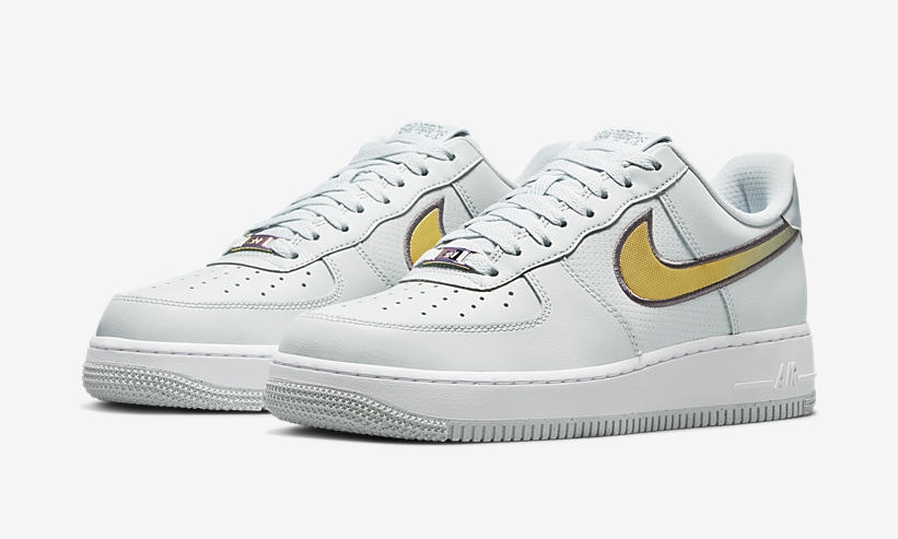 2021年 発売予定！ナイキ エア フォース 1 ロー “イリディセントスウッシュ/グレー/ホワイト” (NIKE AIR FORCE 1 LOW “Iridescent Swoosh/Grey/White”) [DN4925-001,100]