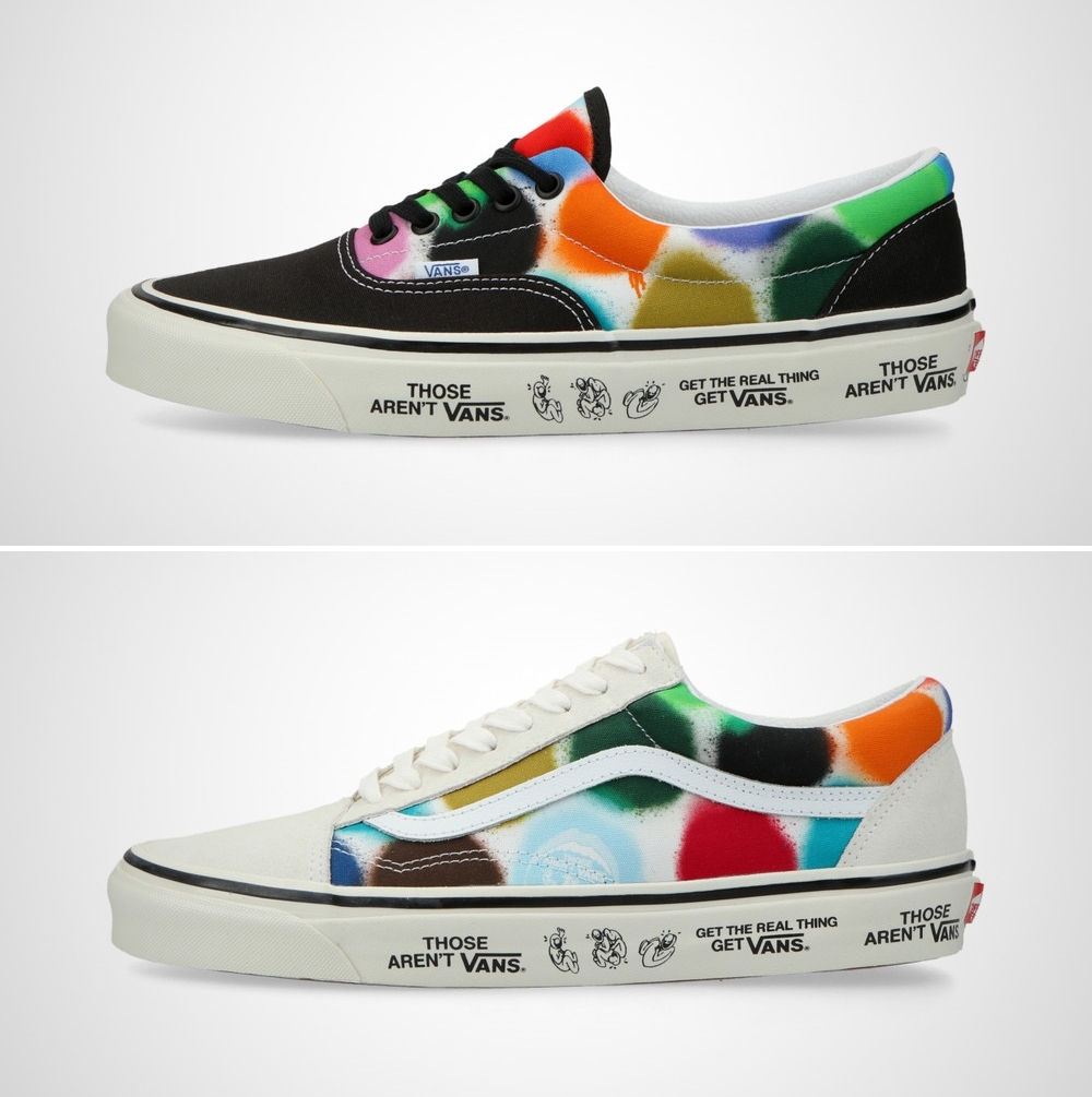 VANS OLD SKOOL 36 DX "White/Multi" ERA 95 DX "Black/Multi" (バンズ オールドスクール/エラ)