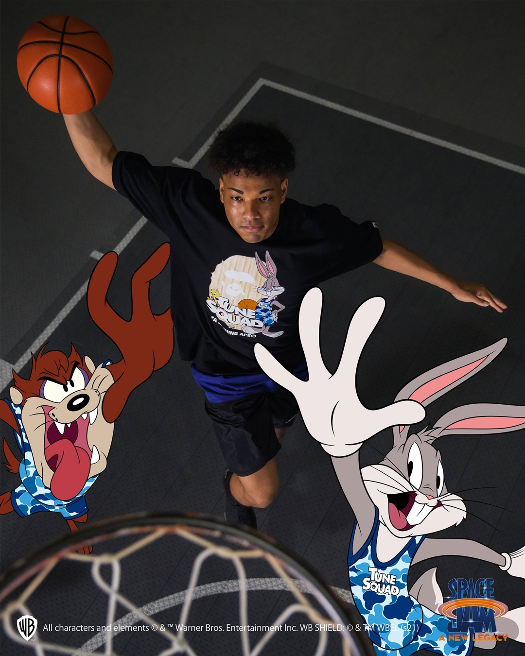 A BATHING APE × SPACE JAM : A NEW LEGACY コラボレーションが7/10 発売 (ア ベイシング エイプ スペース・ジャム)