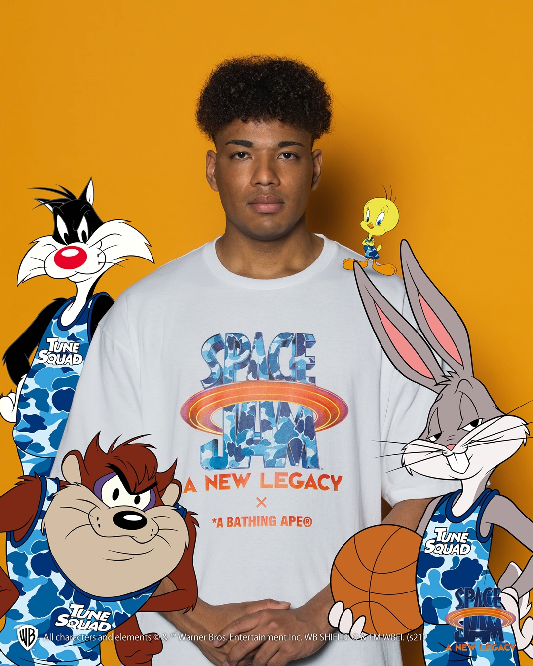 A BATHING APE × SPACE JAM : A NEW LEGACY コラボレーションが7/10 発売 (ア ベイシング エイプ スペース・ジャム)