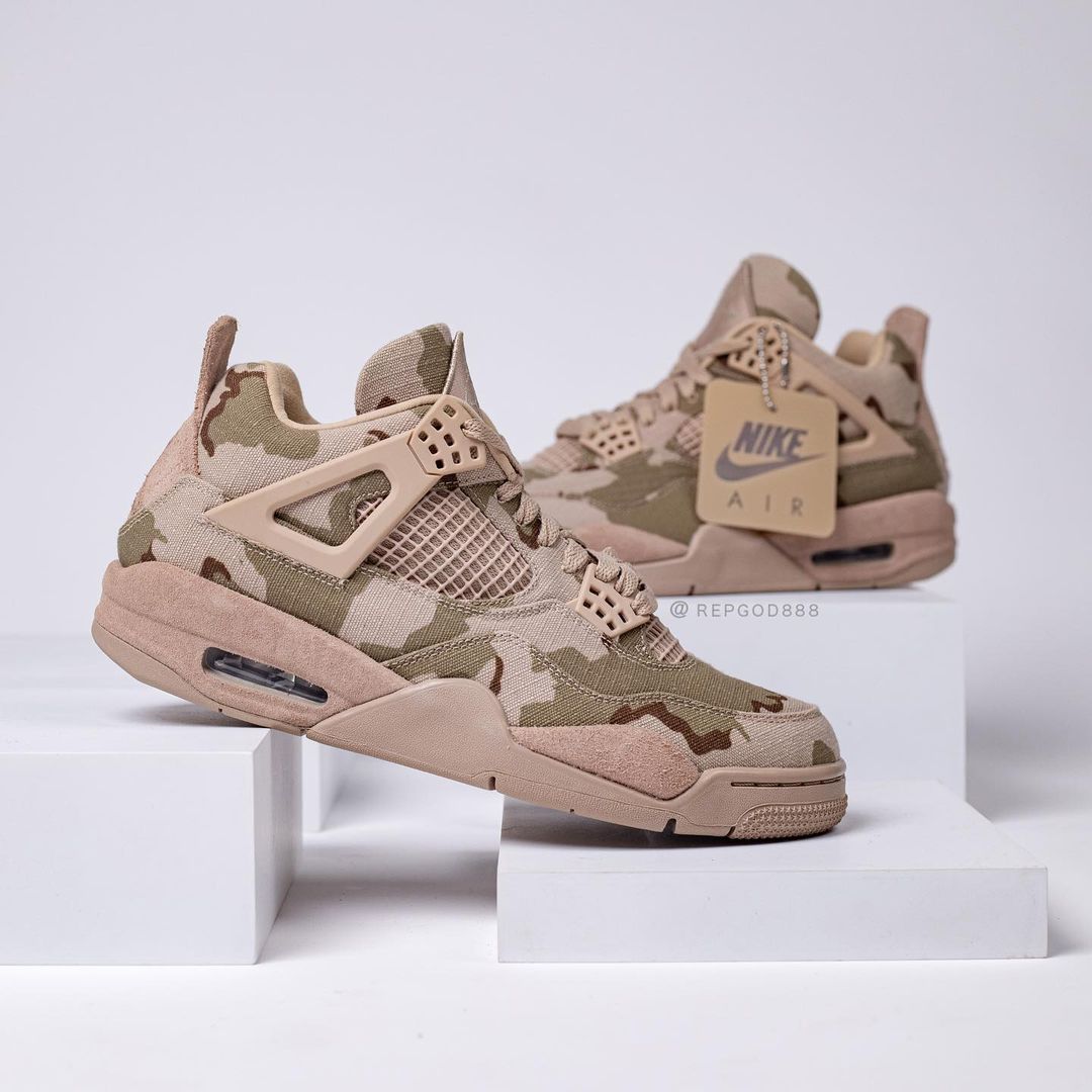 2021年 発売予定！アレイリ・メイ × ナイキ ウィメンズ エア ジョーダン 4 レトロ SP “カモ/サンド” (ALEALI MAY NIKE WMNS AIR JORDAN 4 RETRO SP “Camo/Sand”) [DJ1193-200]