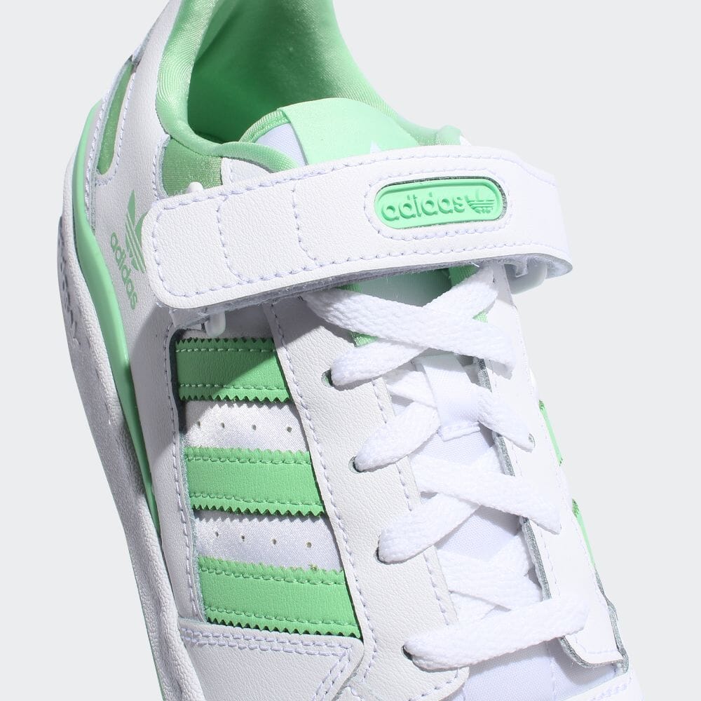 シックなサテン使いが魅力のadidas Originals FORUM LOW “White/Glory Mint” (アディダス オリジナルス フォーラム ロー “ホワイト/グローリーミント”) [GX5072]