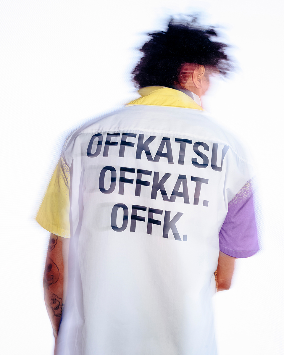 OFF-WHITE × グラフィティーライター「KATSU」コラボ「OffKat」が発売 (オフホワイト)