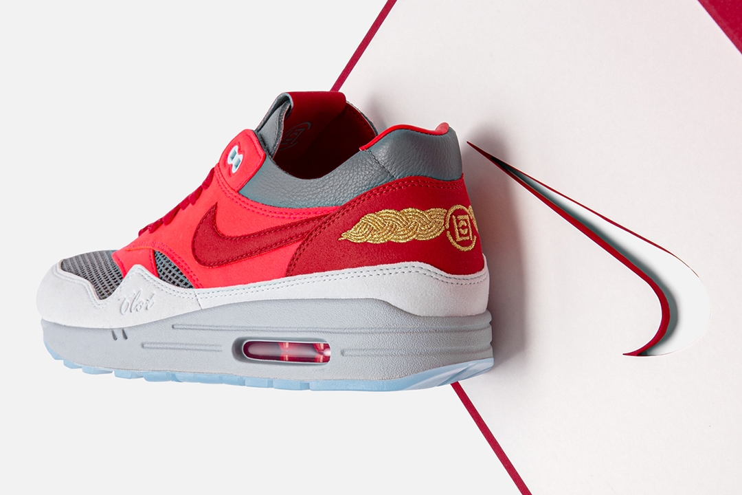 【海外 7/20 発売予定】Juice ストア限定！CLOT x NIKE AIR MAX 1 “Kiss Of Death/SOLAR RED” (クロット ナイキ エア マックス 1 “キス・オブ・デス/ソーラーレッド”)