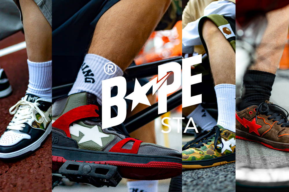 7/17 発売予定！A BATHING APE BAPE STA “SK8 STA/BAPESTA 93” (ア ベイシング エイプ)