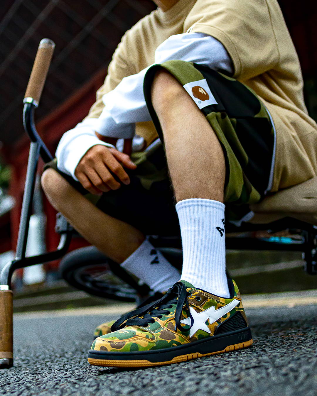 7/17 発売予定！A BATHING APE BAPE STA “SK8 STA/BAPESTA 93” (ア ベイシング エイプ)