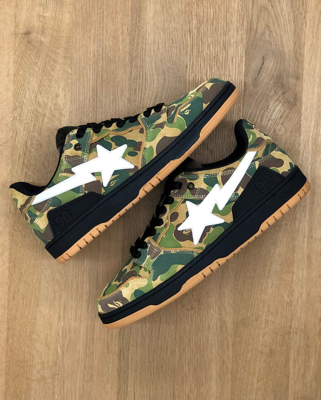 7/17 発売予定！A BATHING APE BAPE STA “SK8 STA/BAPESTA 93” (ア ベイシング エイプ)