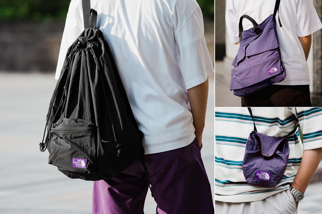 2021 F/Wモデルの撥水加工を施した「100D CORDURA リップストップナイロン」を使用したTHE NORTH FACE PURPLE LABEL バッグ3型 (ザ・ノース・フェイス パープルレーベル)