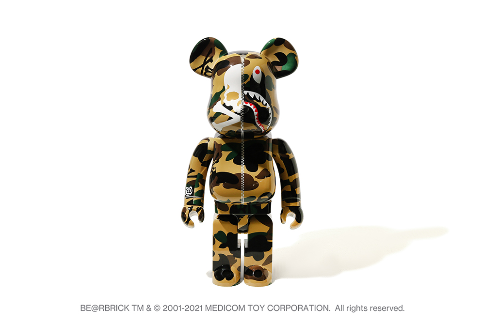 mastermind VS A BATHING APE BE@RBRICK 1000%が7/17から発売 (マスターマインド ア ベイシング エイプ ベアブリック)