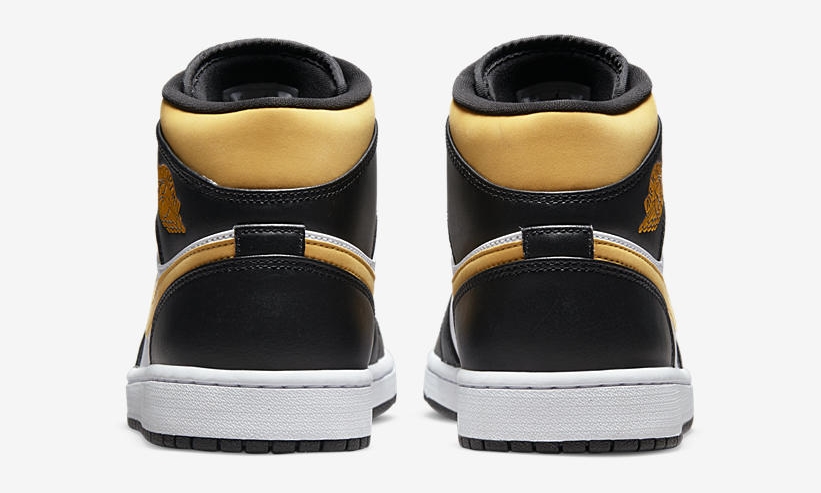 【国内 8/20 発売】ナイキ エア ジョーダン 1 ミッド “ユニバーシティゴールド/ブラック” (NIKE AIR JORDAN 1 MID “University Gold/Black”) [554724-177/554725-177]