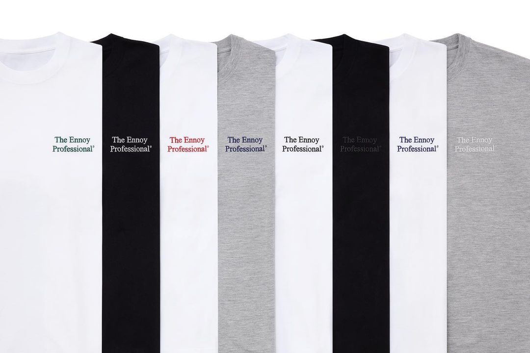 ENNOY “Professional T-Shirts”が7/19 抽選販売 (エンノイ) | Fullress