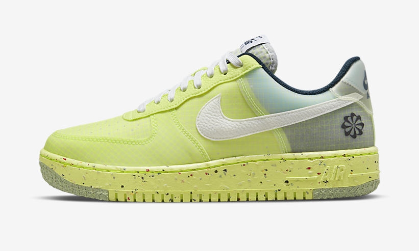 【国内 8/24 発売】ナイキ エア フォース 1 ロー クレーター “ムーブトゥゼロ/レモンツイスト” (NIKE AIR FORCE 1 LOW CRATER “”Move To Zero/Lemon Twist”) [DH2521-700]