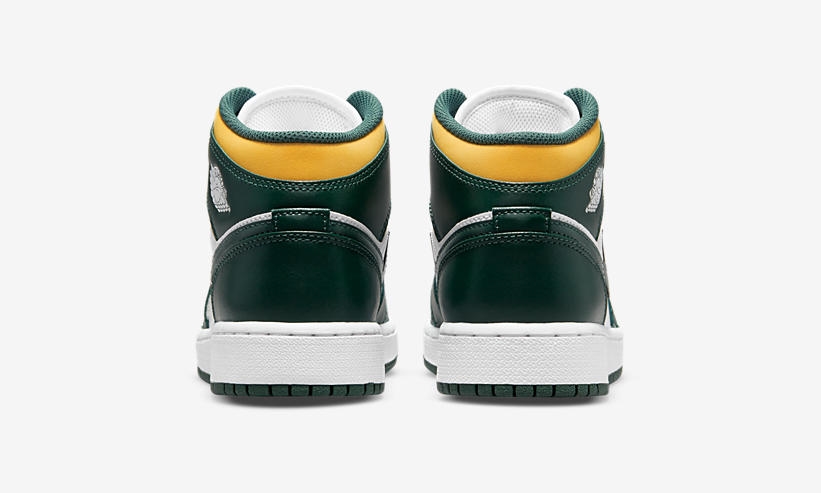 【国内 1/25 発売】ナイキ エア ジョーダン 1 ミッド “ブラジル/シアトル・スーパーソニックス” (NIKE AIR JORDAN 1 MID “Brazil/Seattle Supersonics”) [554724-371/554725-371]