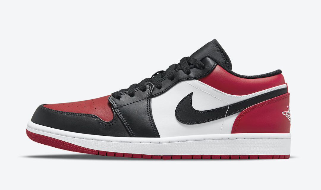 【国内 1/30 発売】ナイキ エア ジョーダン 1 ロー “ブレッドトゥ” (NIKE AIR JORDAN 1 LOW “Bred Toe/White/Black/University Red”) [553558-612/553560-612]