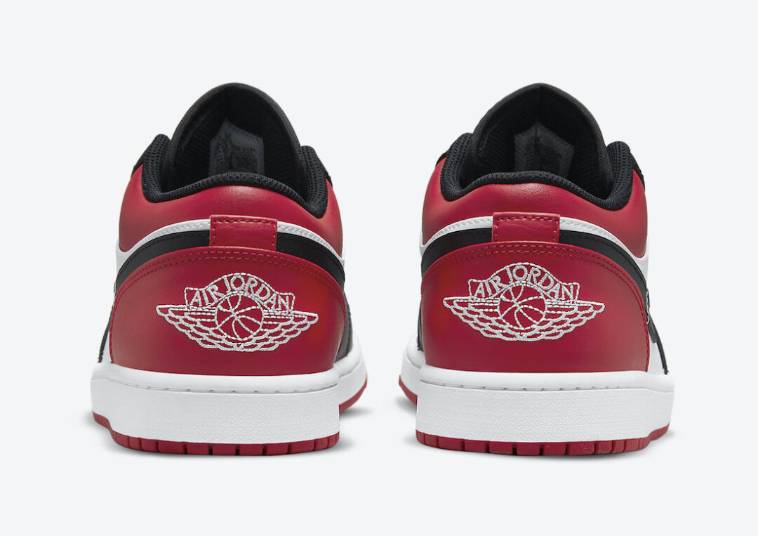 【国内 1/30 発売】ナイキ エア ジョーダン 1 ロー “ブレッドトゥ” (NIKE AIR JORDAN 1 LOW “Bred Toe/White/Black/University Red”) [553558-612/553560-612]