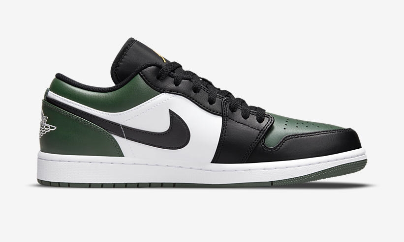 【国内 10/8、10/14 発売】ナイキ エア ジョーダン 1 ロー “グリーントゥ” (NIKE AIR JORDAN 1 LOW “Green Toe/White/Black/Green”) [553558-371/553560-371]