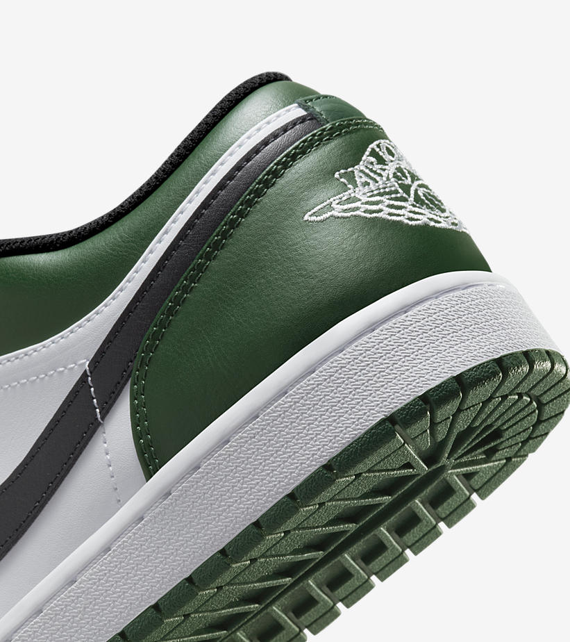 【国内 10/8、10/14 発売】ナイキ エア ジョーダン 1 ロー “グリーントゥ” (NIKE AIR JORDAN 1 LOW “Green Toe/White/Black/Green”) [553558-371/553560-371]