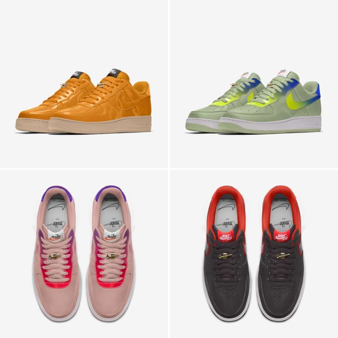 【NIKE BY YOU】ナイキ エア フォース 1 ロー アンロックド (AIR FORCE 1 LOW UNLOCKED) [DJ7015-991]