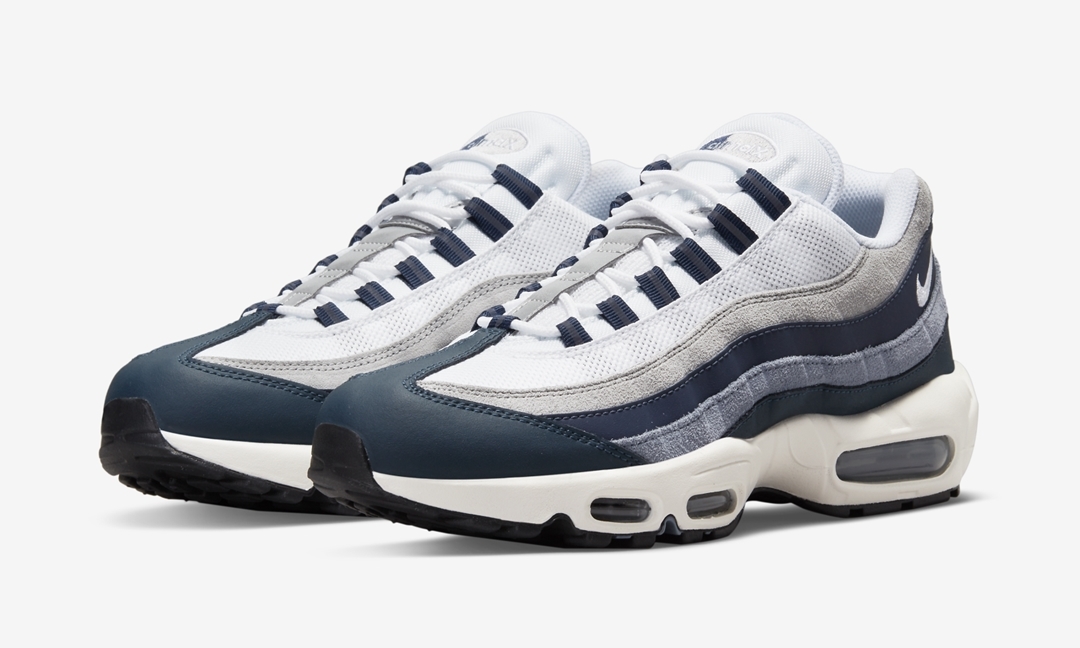 【美品】  NIKE / ナイキ | AIR MAX 95 / DC9412-400 エアマックス スニーカー | 28.5 | White /Navy | メンズ