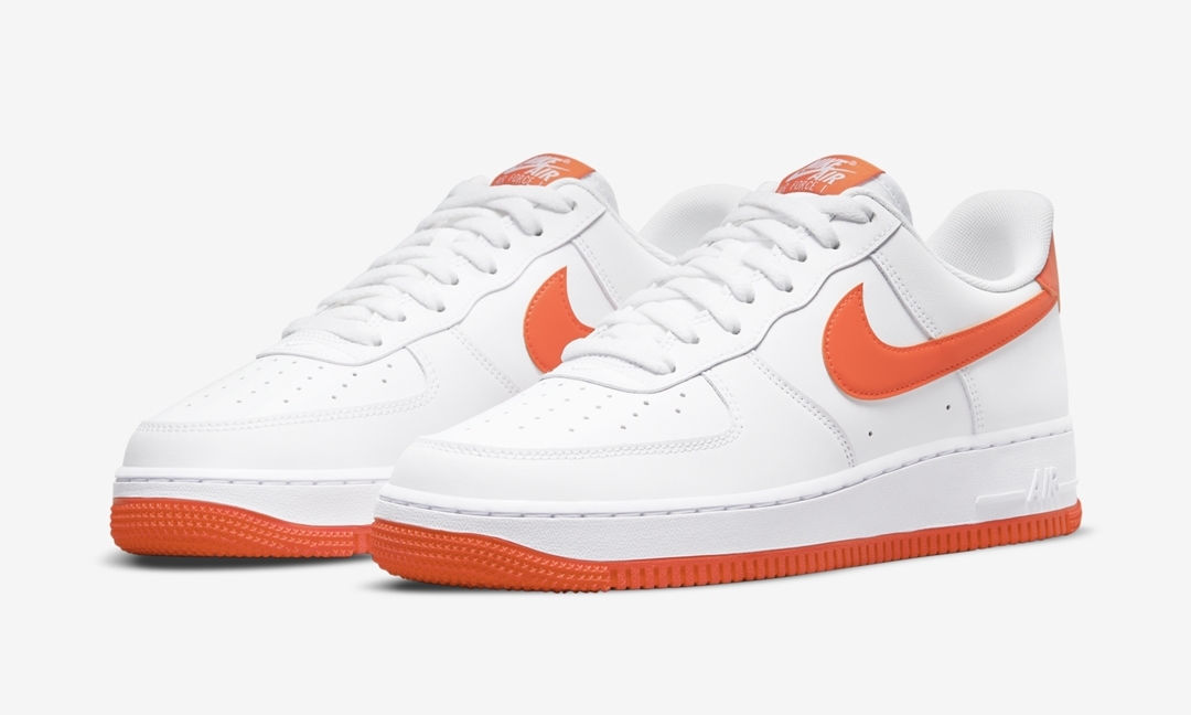 2021年 発売予定！ナイキ エア フォース 1 ロー 07 “ホワイト/オレンジ” (NIKE AIR FORCE 1 LOW 07 “White/Orange”) [DC2911-101]