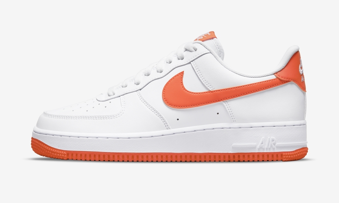 2021年 発売予定！ナイキ エア フォース 1 ロー 07 “ホワイト/オレンジ” (NIKE AIR FORCE 1 LOW 07 “White/Orange”) [DC2911-101]