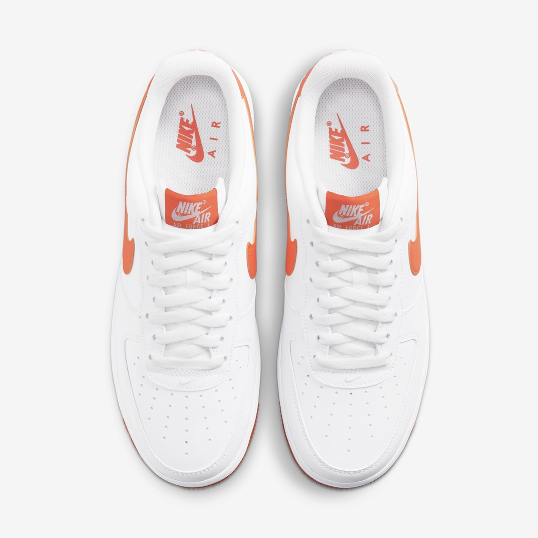 2021年 発売予定！ナイキ エア フォース 1 ロー 07 “ホワイト/オレンジ” (NIKE AIR FORCE 1 LOW 07 “White/Orange”) [DC2911-101]