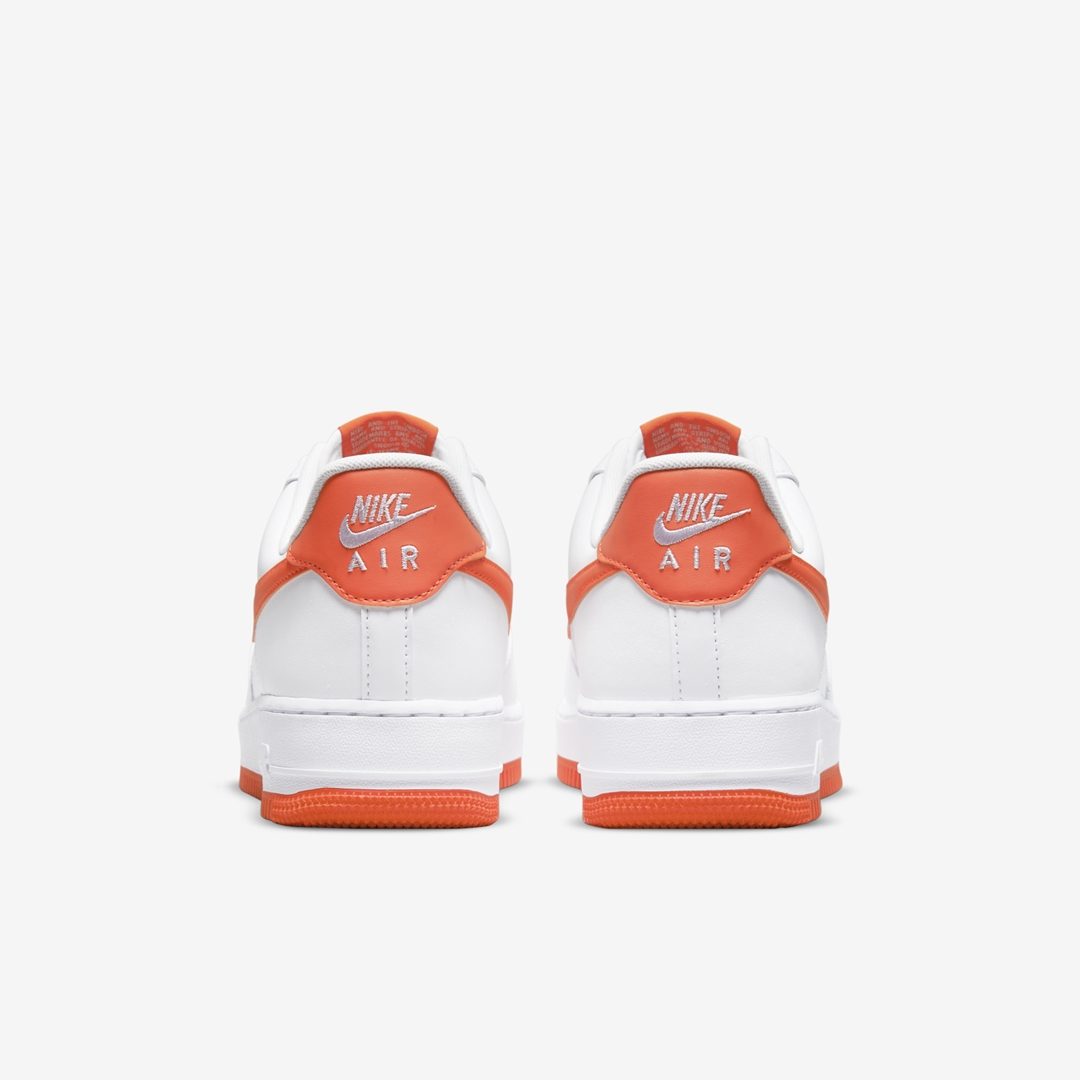 2021年 発売予定！ナイキ エア フォース 1 ロー 07 “ホワイト/オレンジ” (NIKE AIR FORCE 1 LOW 07 “White/Orange”) [DC2911-101]