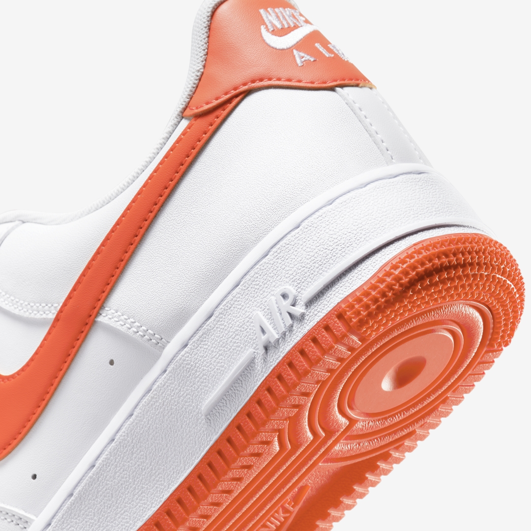 2021年 発売予定！ナイキ エア フォース 1 ロー 07 “ホワイト/オレンジ” (NIKE AIR FORCE 1 LOW 07 “White/Orange”) [DC2911-101]