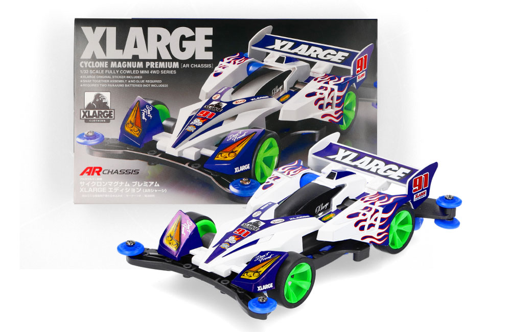 XLARGE × TAMIYA コラボ ミニ四駆が7/31 発売 (エクストララージ タミヤ)