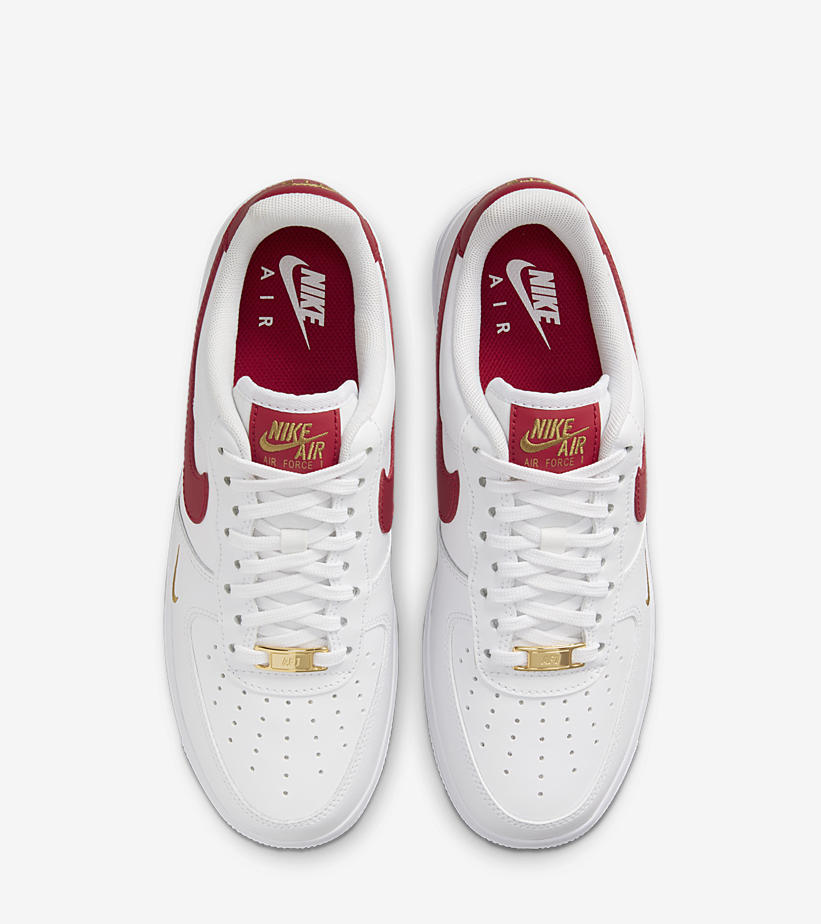 2021年 発売予定！ナイキ エア フォース 1 07 ロー エッセンシャル “ホワイト/ジムレッド” (NIKE AIR FORCE 1 07 LOW ESSENTIAL “White/Gym Red”) [CZ0270-104]