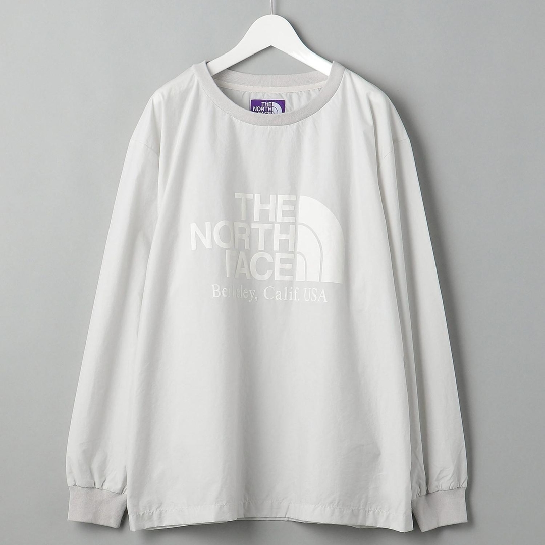 激安！特価品 THE NORTH CREW L/S 別注 BEAUTY&YOUTH × LABEL PURPLE FACE トップス