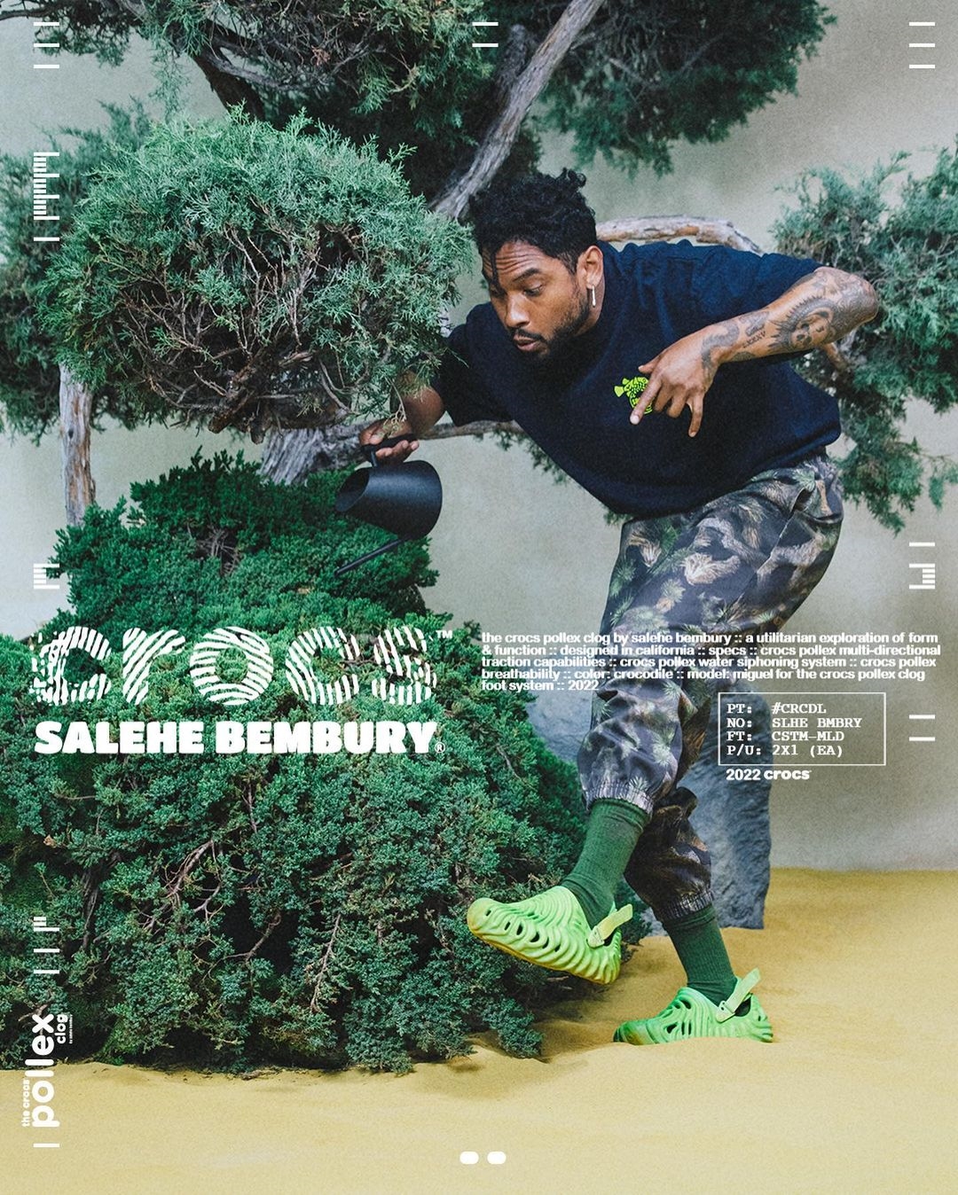 【国内 11/9 発売予定】シューズデザイナー「Salehe Bembury」× CROCS (サレヘ・ベンバリー クロックス)