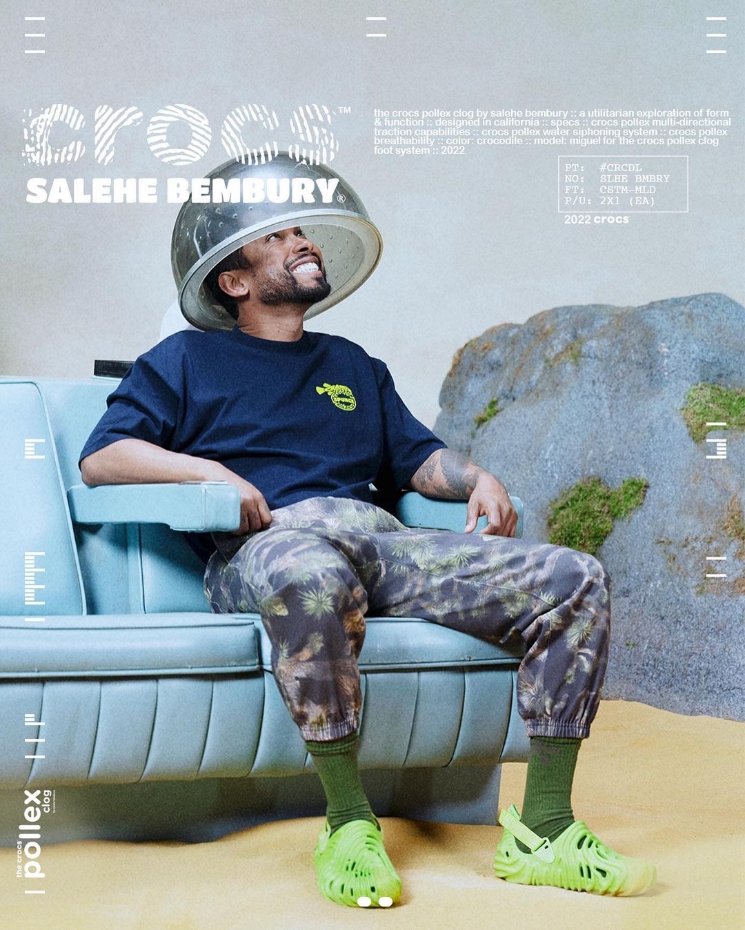 【国内 11/9 発売予定】シューズデザイナー「Salehe Bembury」× CROCS (サレヘ・ベンバリー クロックス)