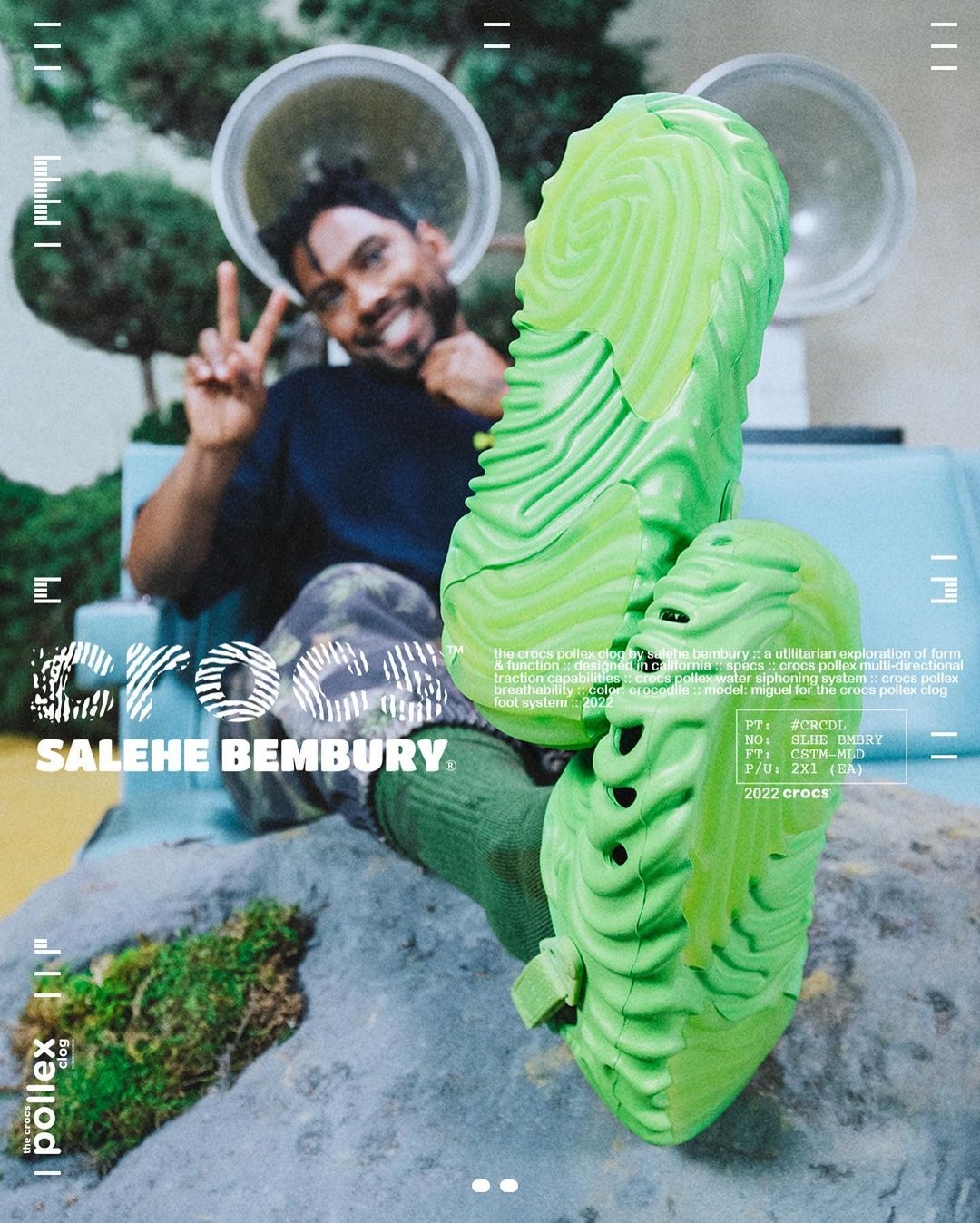 【国内 11/9 発売予定】シューズデザイナー「Salehe Bembury」× CROCS (サレヘ・ベンバリー クロックス)