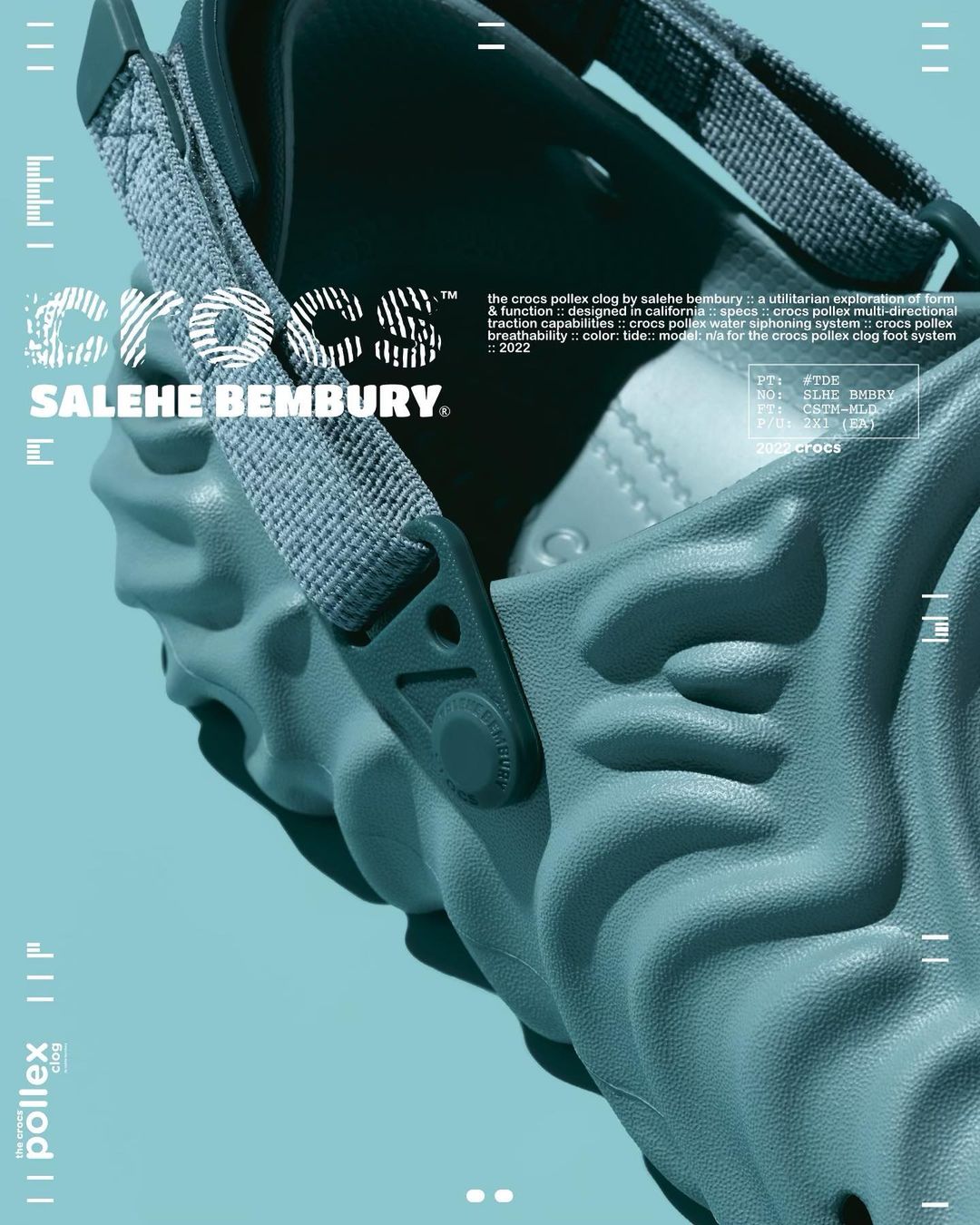 【国内 11/9 発売予定】シューズデザイナー「Salehe Bembury」× CROCS (サレヘ・ベンバリー クロックス)