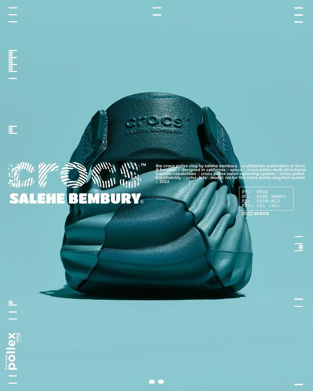 【国内 11/9 発売予定】シューズデザイナー「Salehe Bembury」× CROCS (サレヘ・ベンバリー クロックス)