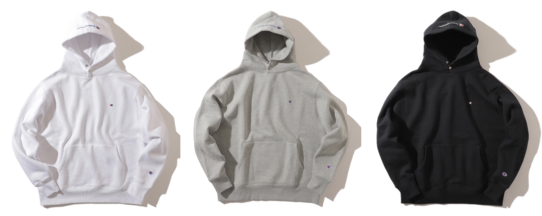 Champion × BEAMS / 別注 Snap Hoody Sweatが10月上旬発売 (チャンピオン ビームス)