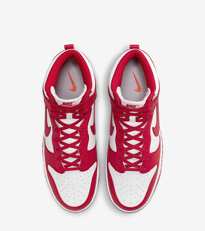 【国内 4/16 発売】ナイキ ダンク ハイ レトロ “ホワイト/ユニバーシティレッド” (NIKE DUNK HIGH RETRO “White/University Red”) [DD1399-106]