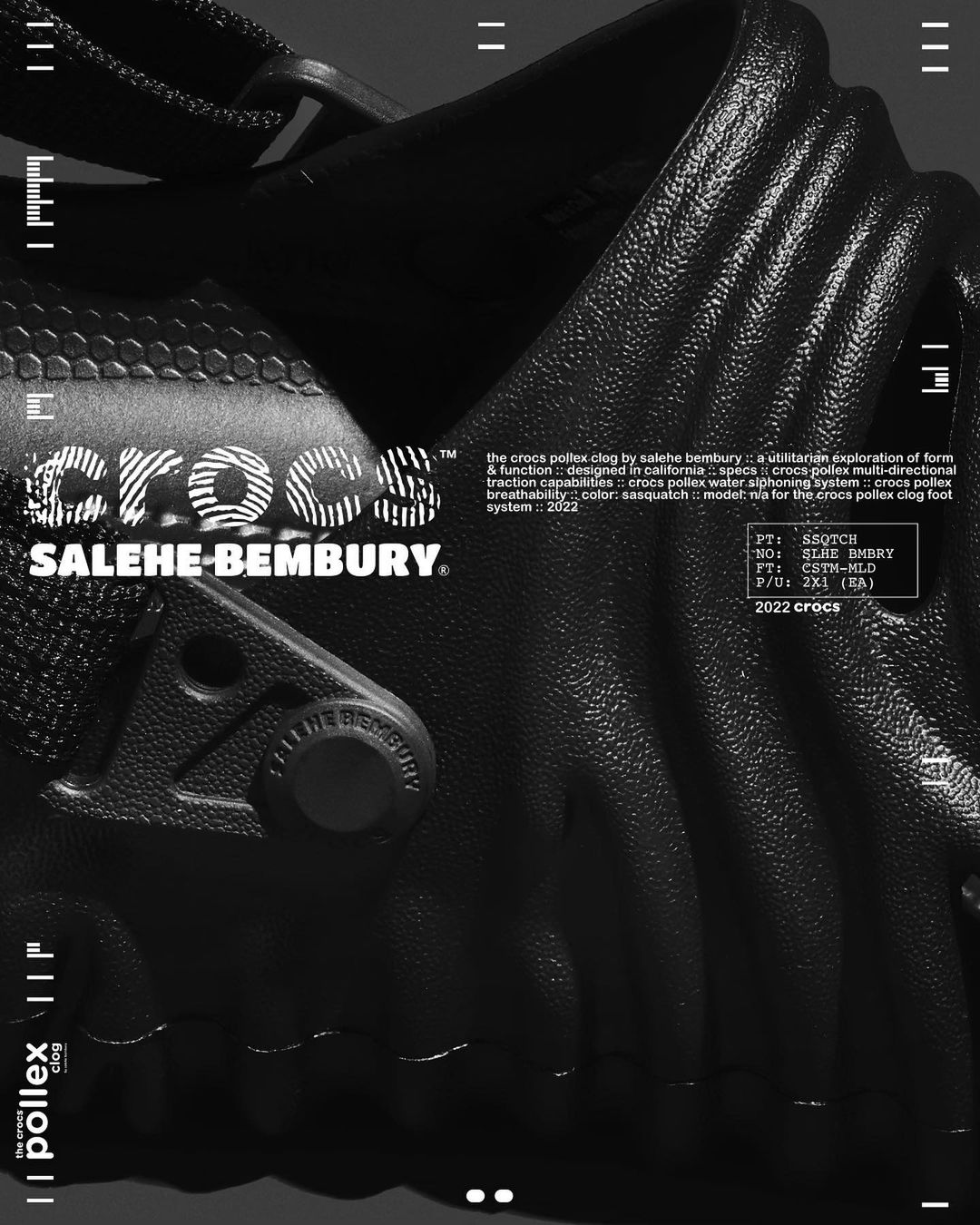 【国内 11/9 発売予定】シューズデザイナー「Salehe Bembury」× CROCS (サレヘ・ベンバリー クロックス)