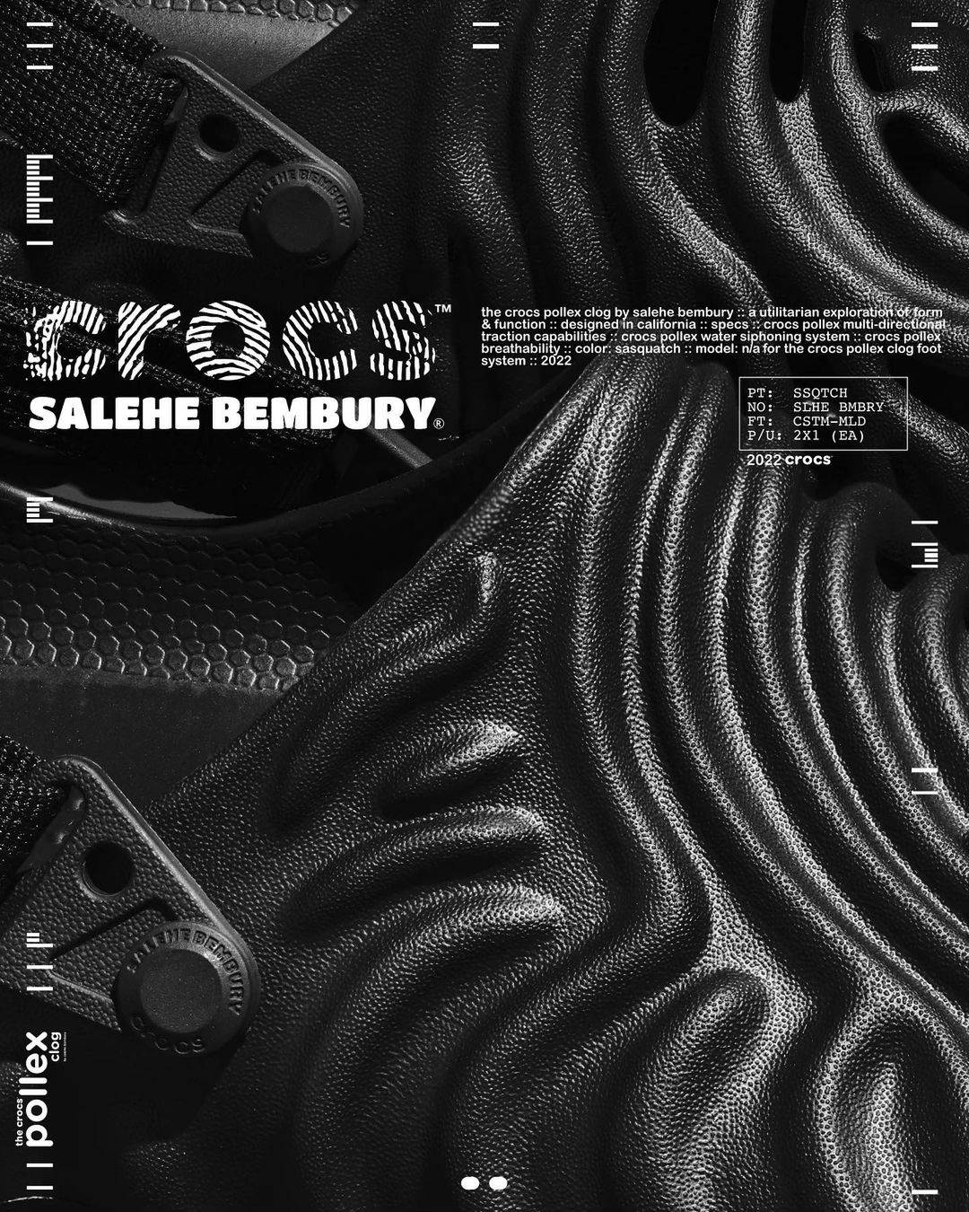 【国内 11/9 発売予定】シューズデザイナー「Salehe Bembury」× CROCS (サレヘ・ベンバリー クロックス)